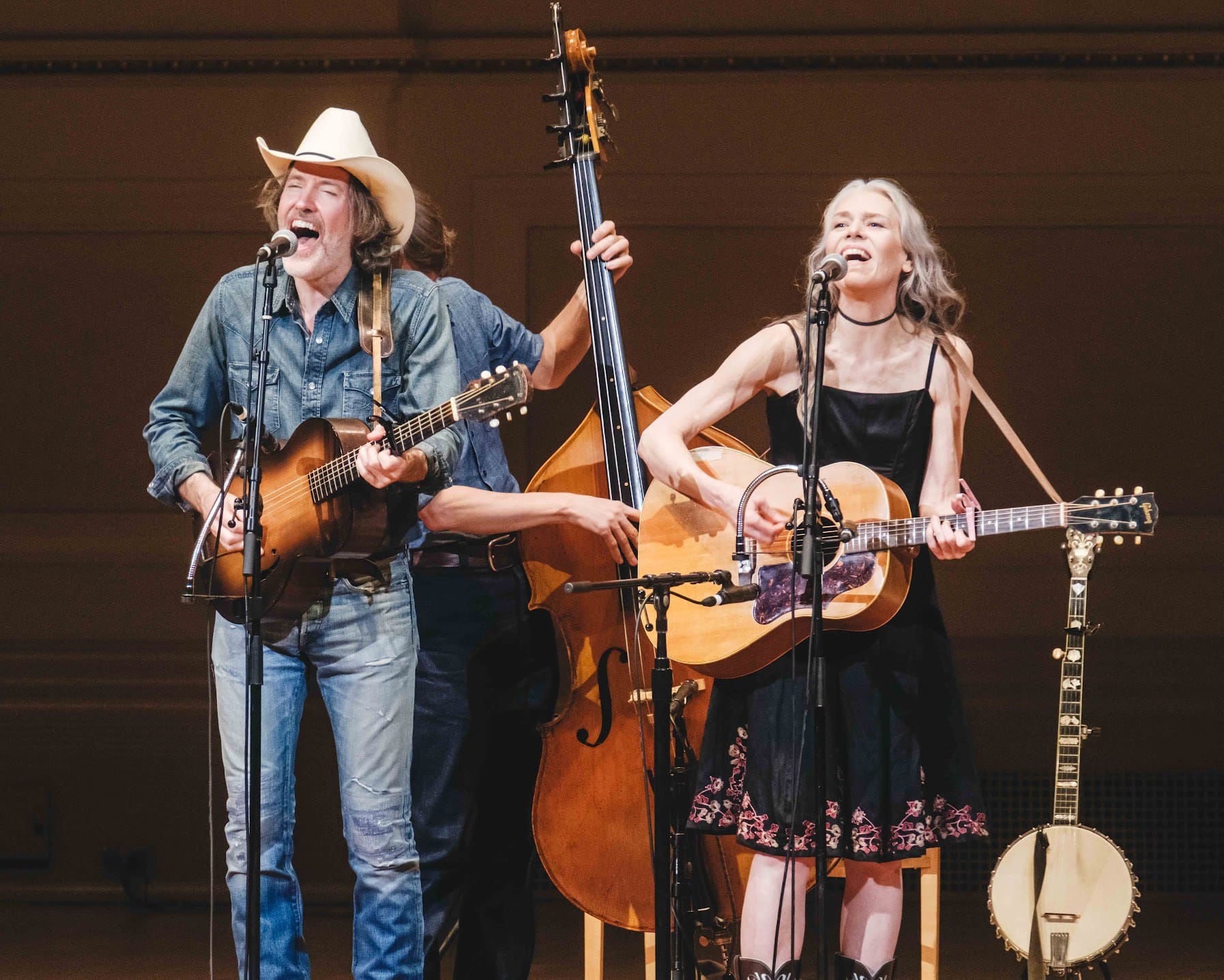 Gillian Welch on stage